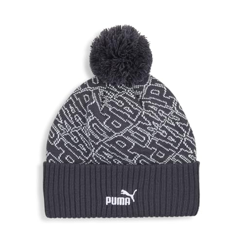 PUMA Erwachsene ESS Beanie mit Bommel Erwachsener Galactic Gray von PUMA