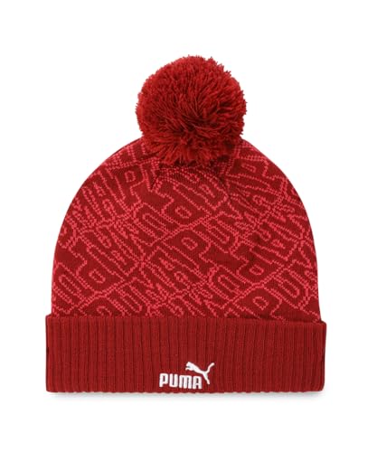 PUMA Erwachsene ESS Beanie mit Bommel Erwachsener Intense Red von PUMA