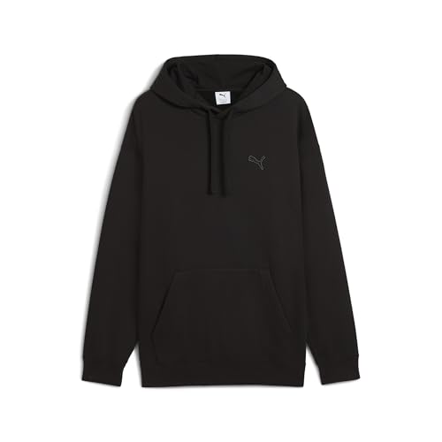 PUMA Erwachsene Essentials Elevated Hoodie M, Black PUMA Erwachsene Essentials Elevated Hoodie M, Black von PUMA