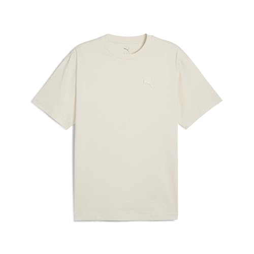 PUMA Erwachsene Essentials Elevated T-Shirt M, Alpine Snow White von PUMA
