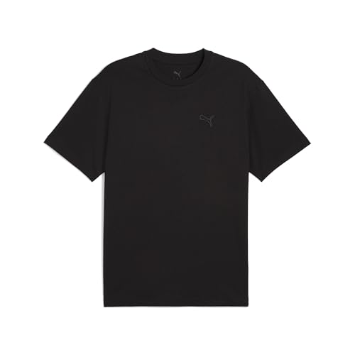 PUMA Erwachsene Essentials Elevated T-Shirt S, Black von PUMA
