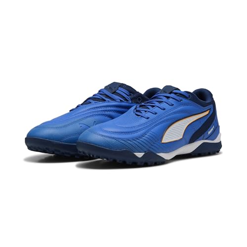 PUMA Erwachsene IBERO TT Futsalschuhe 42.5, Mountain Blue White Heat Fire Persian Orange PUMA Erwachsene IBERO TT Futsalschuhe 42.5, Mountain Blue White Heat Fire Persian Orange von PUMA