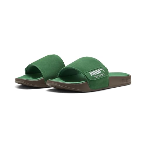PUMA Erwachsene Leadcat 2.0 Palermo Foil Slides 35.5, Archive Green White Gum Beige von PUMA