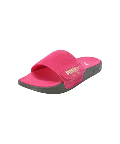 PUMA Erwachsene Leadcat 2.0 Palermo Foil Slides 37, Pink Gold Gum Beige von PUMA