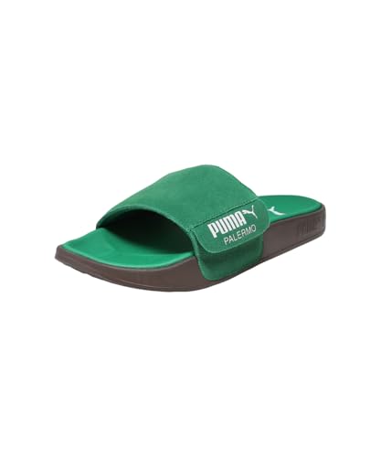 PUMA Erwachsene Leadcat 2.0 Palermo Foil Slides 47, Archive Green White Gum Beige von PUMA