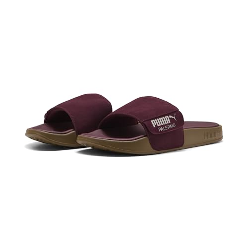 PUMA Erwachsene Leadcat 2.0 Palermo Foil Slides 47, Ruby Shimmer Alpine Snow Gum Red White Beige PUMA Erwachsene Leadcat 2.0 Palermo Foil Slides 47, Ruby Shimmer Alpine Snow Gum Red White Beige von PUMA