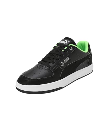 PUMA Erwachsene Mercedes-AMG Petronas F1® Caven 2.0 Sneakers 43 Black Fizzy Green ┃Motorsport-Schuhe Unisex Erwachsene von PUMA