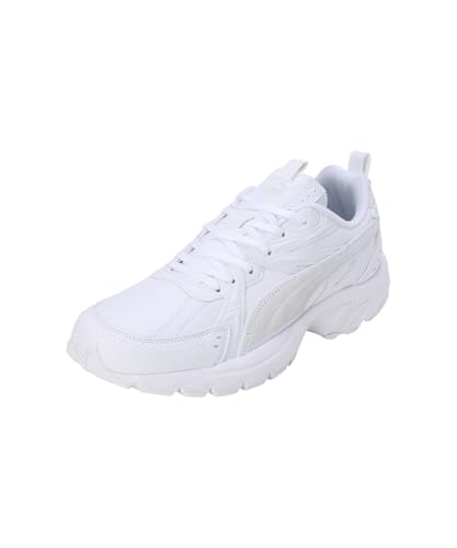 PUMA Erwachsene Milenio Tech Leather Sneakers 45, White Feather Gray PUMA Erwachsene Milenio Tech Leather Sneakers 45, White Feather Gray von PUMA