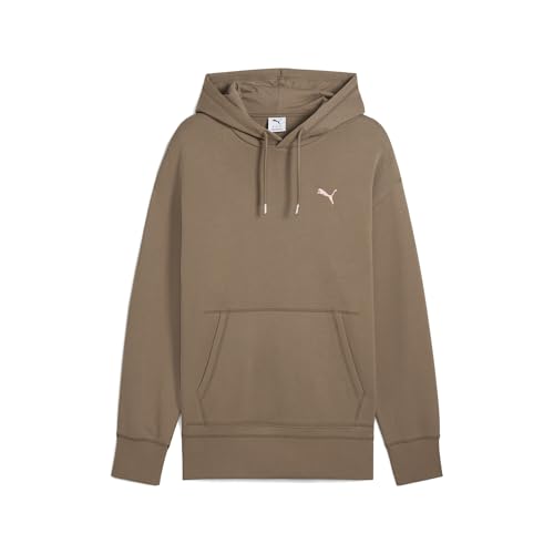 PUMA Erwachsene Premium ESS Relaxed Graphic Hoodie S, Totally Taupe Brown von PUMA
