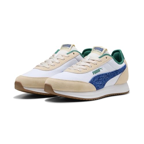 PUMA Erwachsene R78 Lightwind Retro Run Sneakers 37.5, White Clyde Royal Canvas Blue Beige PUMA Erwachsene R78 Lightwind Retro Run Sneakers 37.5, White Clyde Royal Canvas Blue Beige von PUMA