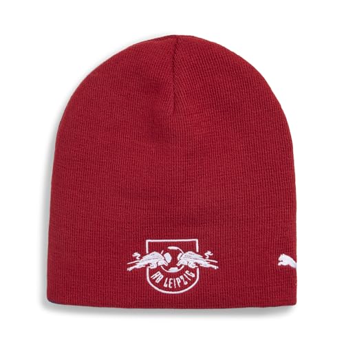 PUMA Erwachsene RB Leipzig Wendbare Beanie OneSize, Dark Crimson Elektro Blue Red von PUMA