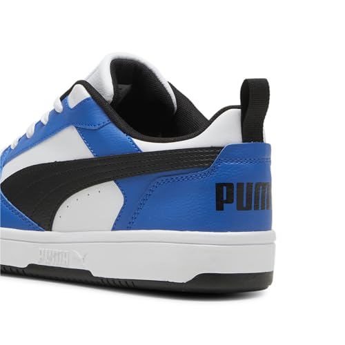 PUMA Erwachsene Rebound V6 Low Sneakers 43White Black Team Royal Blue von PUMA