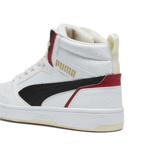 PUMA Erwachsene Rebound v6 Dragon Year Sneakers 40.5White Black Club Red Sugared Almond von PUMA