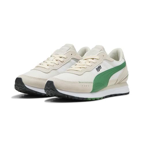 PUMA Erwachsene Road Rider Suede Sneakers 40, Warm White Archive Green PUMA Erwachsene Road Rider Suede Sneakers 40, Warm White Archive Green von PUMA