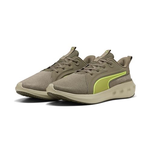 PUMA Erwachsene SOFTRIDE Carson Laufschuhe 40.5 Velvet Moss Loden Green Yellow Alert Brown von PUMA