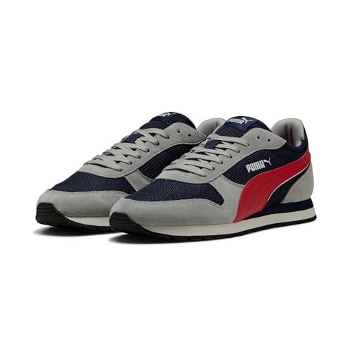 PUMA Erwachsene ST Miler Sneakers 42.5, Navy for All Time Red Flat Light Gray Blue PUMA Erwachsene ST Miler Sneakers 42.5, Navy for All Time Red Flat Light Gray Blue von PUMA