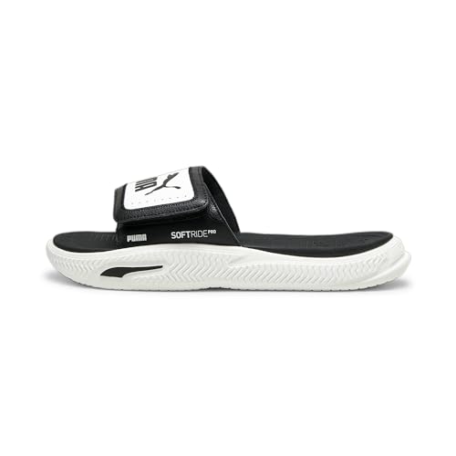 PUMA Erwachsene SoftridePro 24 V Slides 39Black White von PUMA