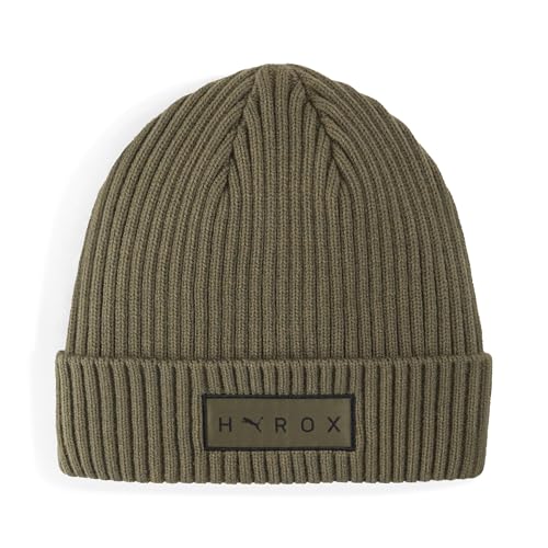PUMA Erwachsene x HYROX Beanie mit Umschlag OneSize, Galactic Gray von PUMA