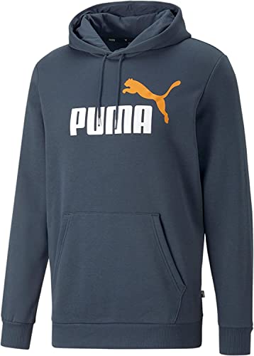 PUMA Essential Col Big Logo Hoody Kapuzenpullover (Dark Night, M) von PUMA