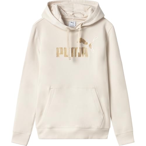 PUMA Essentials+ Textured Foil Big Logo Hoodie L von PUMA