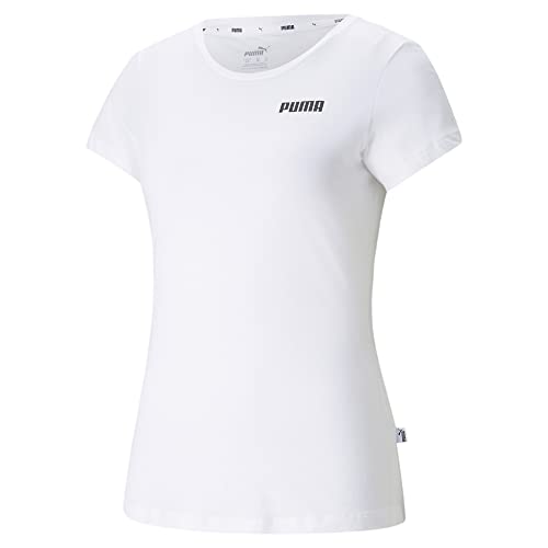 PUMA Essentials T-Shirt für Damen, weiß, Large von PUMA