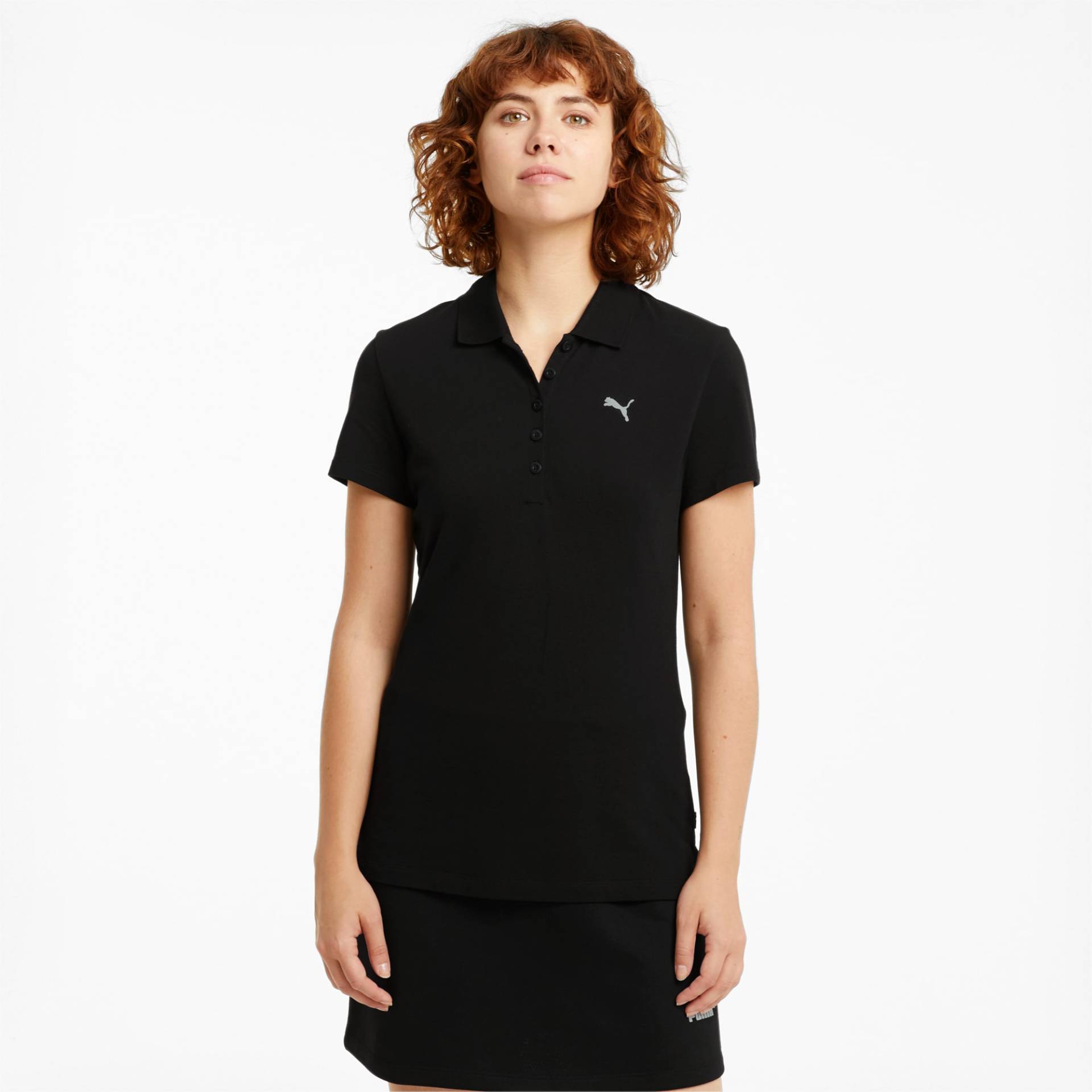 PUMA Essentials Poloshirt Damen, Schwarz, Größe: XXL, Kleidung von PUMA