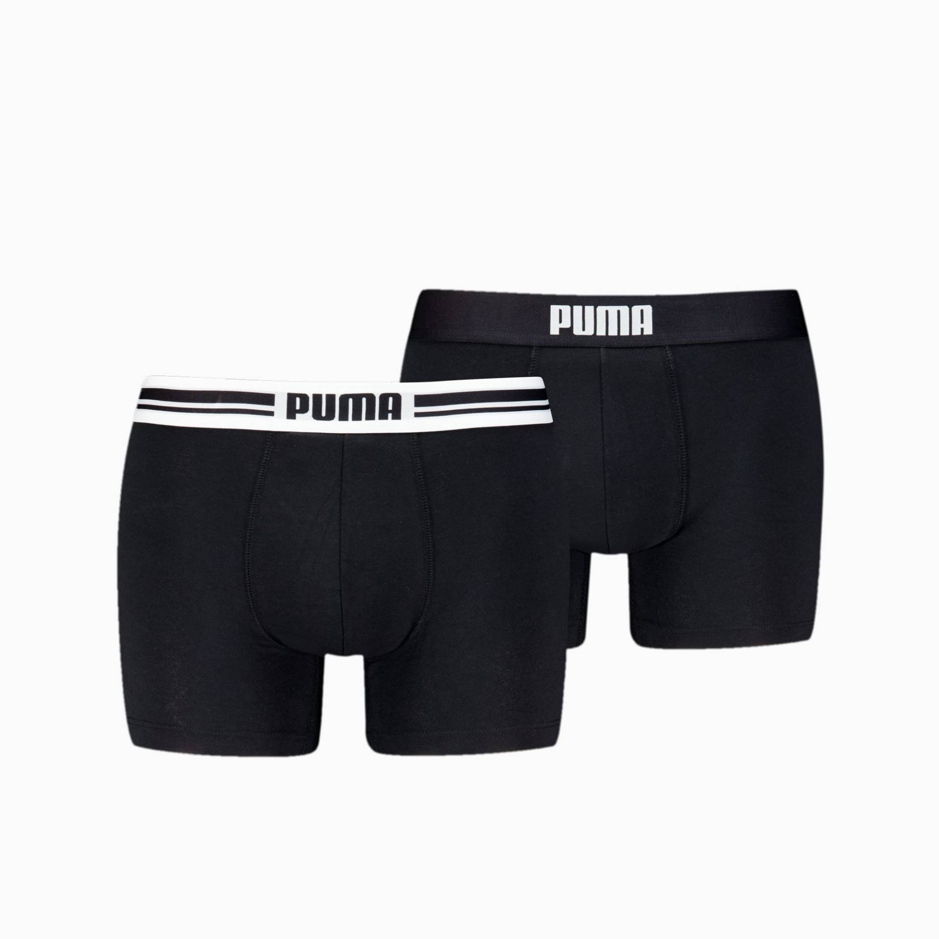 PUMA Everyday Boxershorts 2er-Pack Herren, Schwarz, Größe: M, Kleidung von PUMA