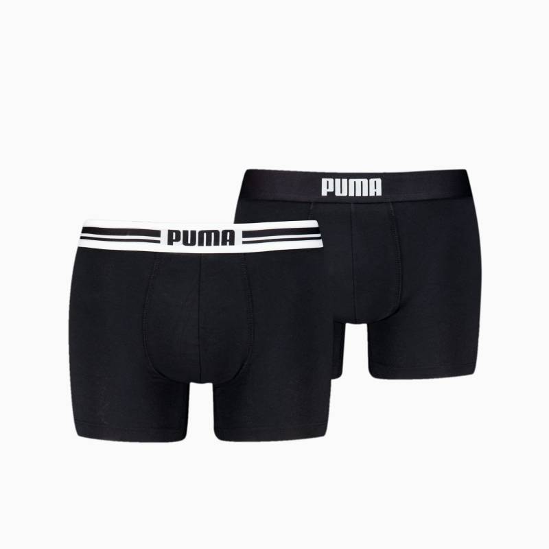 PUMA Everyday Boxershorts 2er-Pack Herren, Schwarz, Größe: M, Kleidung von PUMA