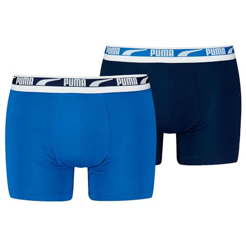 PUMA Everyday Multi Logo Boxer 2 Units L, True Blue, L von PUMA