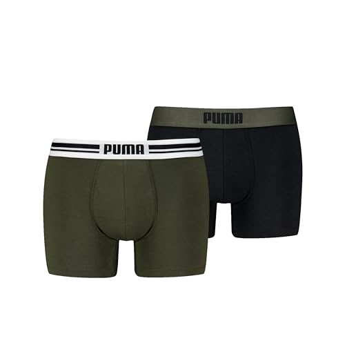 PUMA Everyday Placed Logo Boxer 2 Units S, Forest Night, S von PUMA