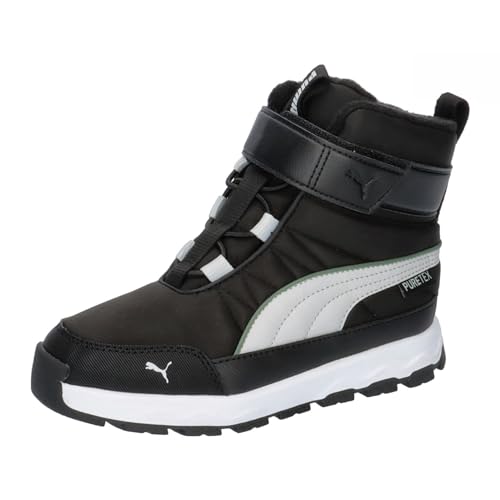 PUMA PUMA Evolve Puretex Boots Kinder, Black-Ash Gray-White, 32 EU von PUMA