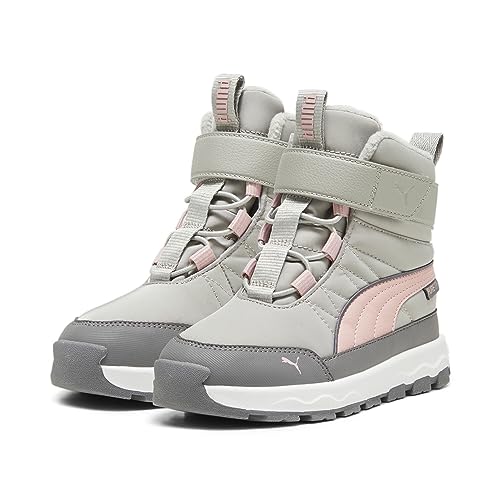 PUMA Evolve Boot PURETEX AC+PS Sneaker, Smokey Gray-Future PINK White, 34 EU von PUMA