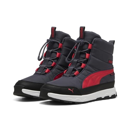 PUMA Evolve Boot Puretex Jr Sneaker, Galactic Gray-Tart Cherry Black, 35.5 EU von PUMA