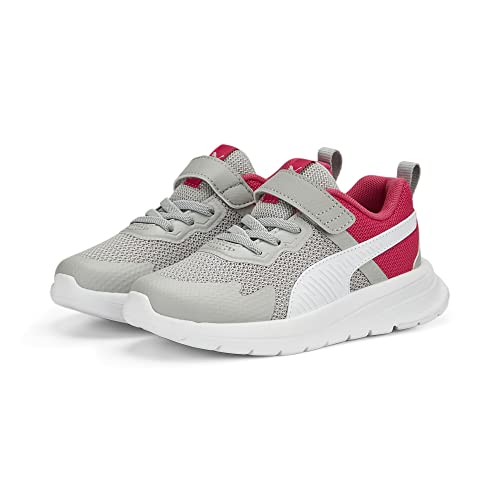 PUMA Evolve Run MESH AC+ PS Sneaker, COOL Light Gray White-Glowing PINK, 34 EU von PUMA