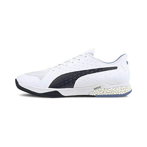 PUMA Explode 1 Handballschuhe Puma White-Peacoat-Blue-Gray 15 von PUMA