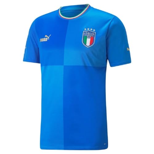 PUMA FIGC Italia Replica Home Trikot (L, Blue) von PUMA