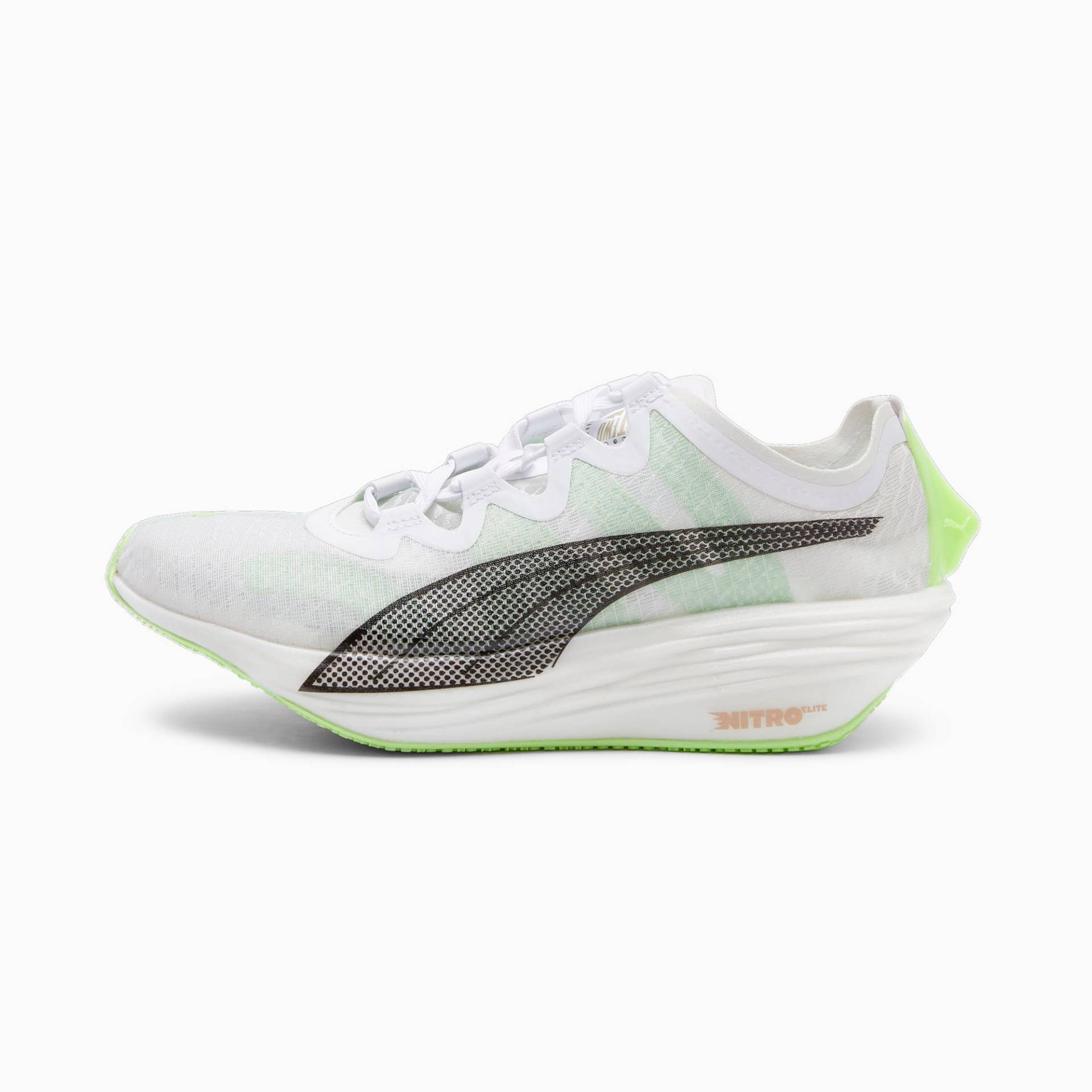 PUMA Fast-FWD NITRO Elite Run 75 Laufschuhe Damen, Weiß/Schwarz, Größe: 40.5, Schuhe von PUMA