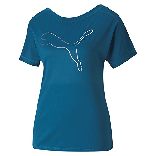 PUMA Favourite Jersey Cat Trainingsshirt Damen Petrol, L (40 EU) von PUMA