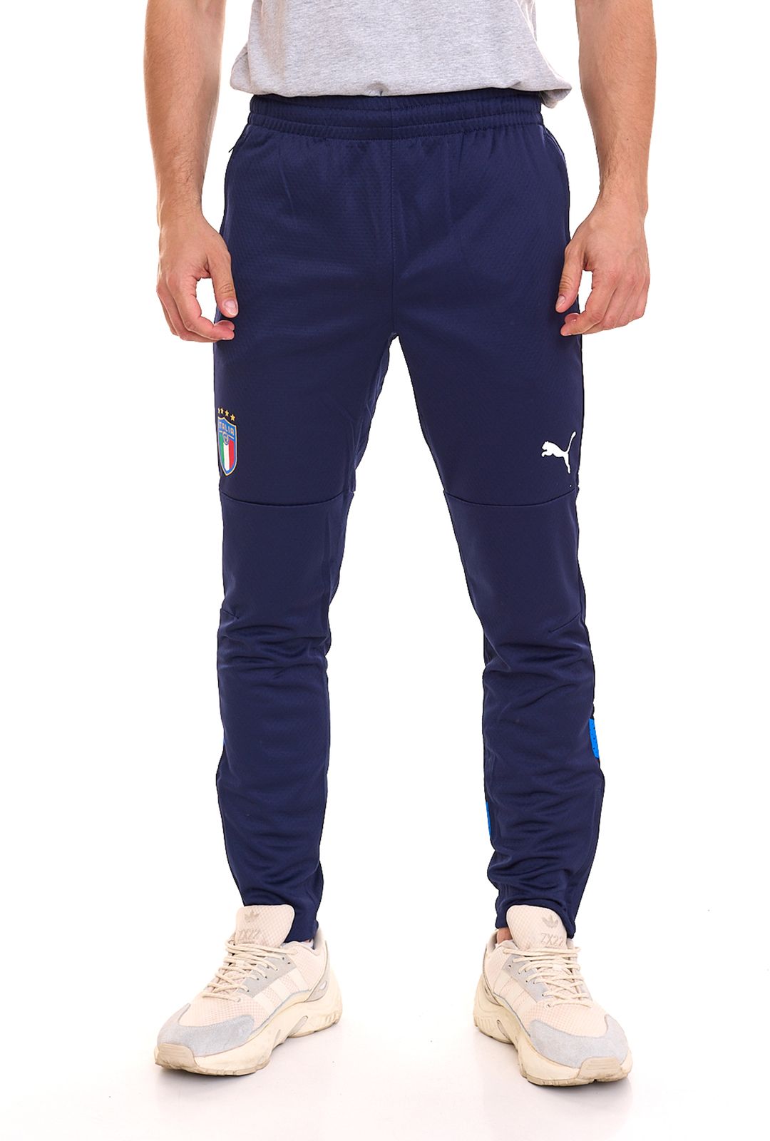 PUMA Figc Italien Herren Trainings-Hose mit dryCELL Funktion Sport-Hose Jogger 767089 04 Blau von PUMA