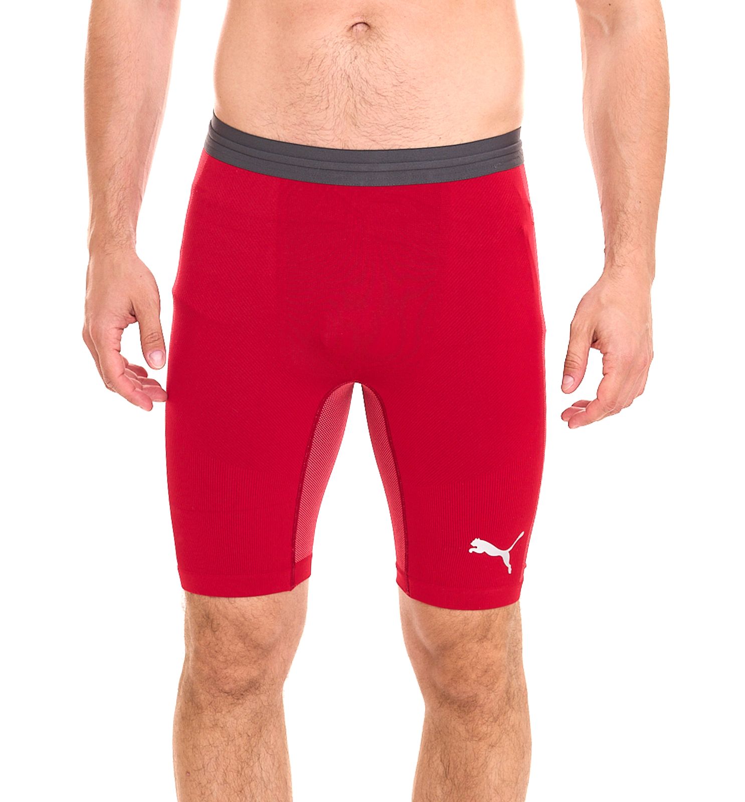 PUMA Final evoKNIT BL Tight Herren Trainings-Shorts mit dryCell Sport-Hose 655324 11 Rot von PUMA