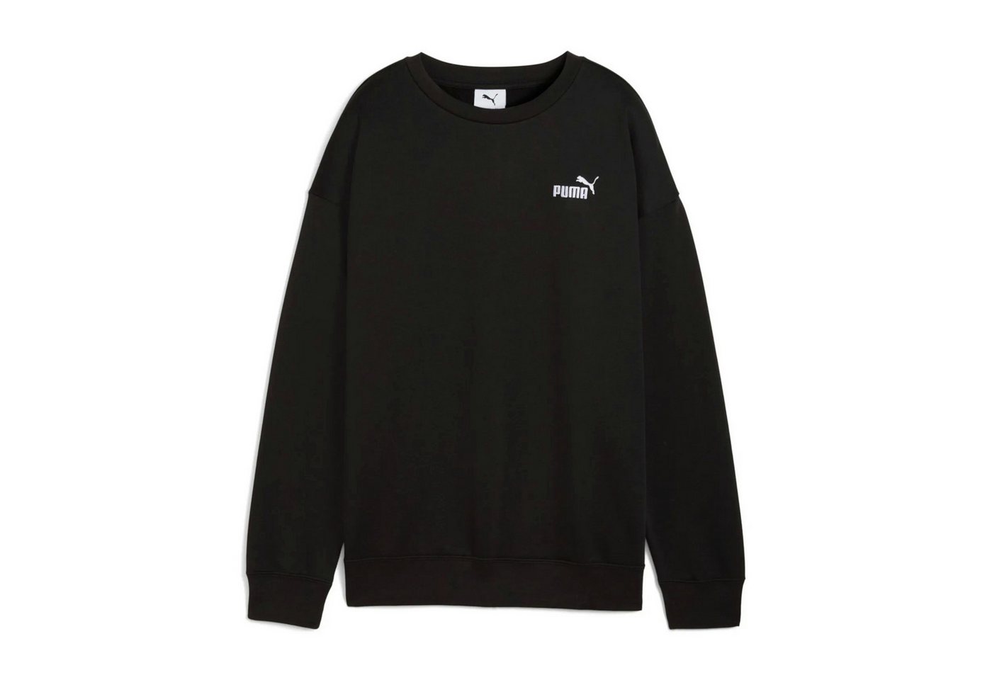 PUMA Fleecepullover Puma Damen Pullover ESS Small No.1 Logo Relaxed Crew FL 633268 von PUMA