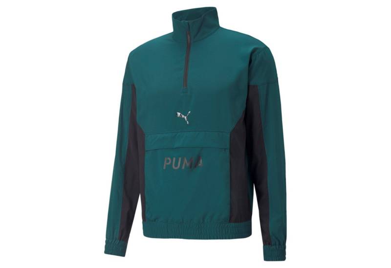 PUMA Fleecepullover Puma Herren Trainingstop Fit Woven 1/2 Zip 522129 von PUMA