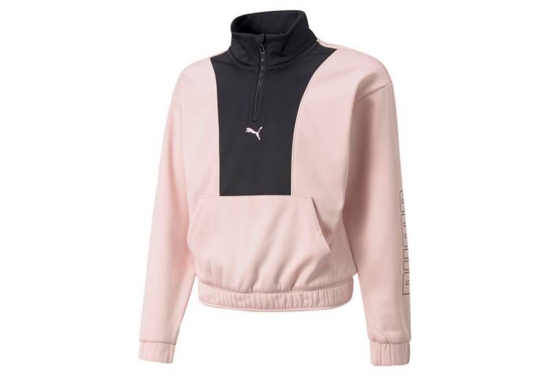 PUMA Fleecepullover Puma Mädchen Trainingstop Runtrain Quarter-Zip 845650 von PUMA