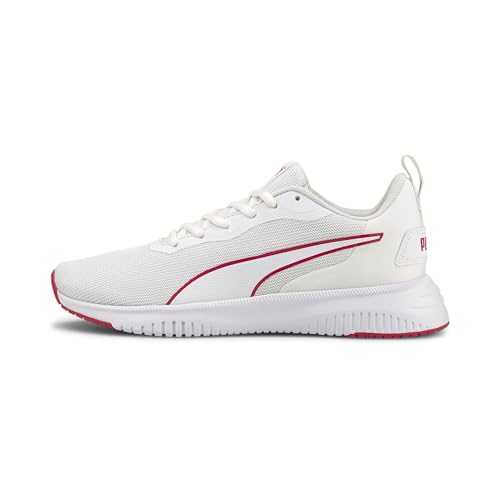 PUMA Flyer Flex Jr Sneaker, White-Urban Red, 37 EU von PUMA