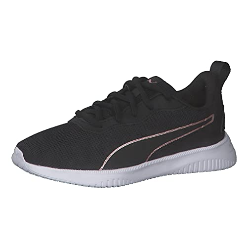 PUMA Flyer Flex PS Sneaker, White-Rose Gold Black, 32 EU von PUMA