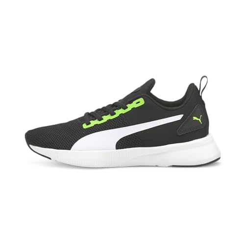 PUMA Flyer Runner Jr Sneaker, Green Flash White Black, 37.5 EU von PUMA