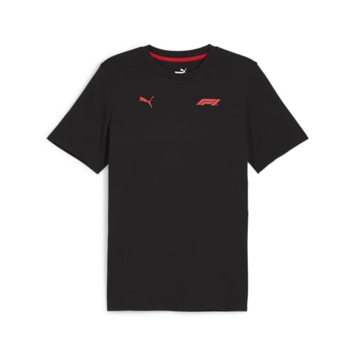 PUMA Formel 1 Essentials Kleines Logo Tshirt Herren - Schwarz - Größe: M von PUMA