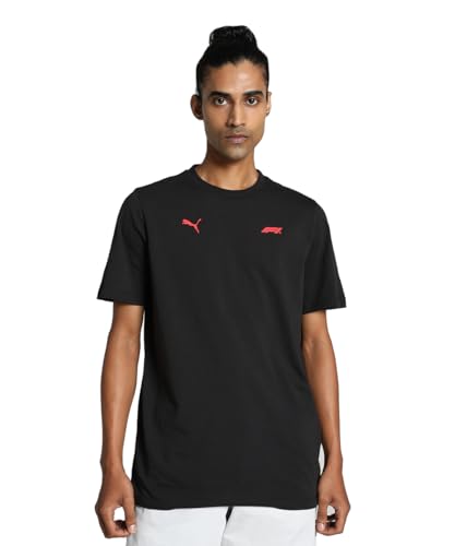 PUMA Formel 1 Essentials Kleines Logo Tshirt Herren - Schwarz - Größe: XS von PUMA