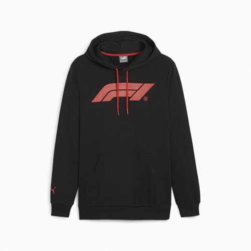 PUMA Formel 1 Essentials Logo-Kapuzenpulli für Kinder - Schwarz - Größe: 128 von PUMA