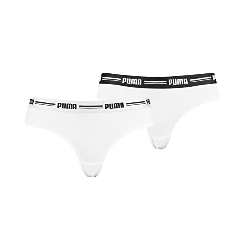 PUMA Damen Brazilian Unterwäsche, White / White, XS EU von PUMA